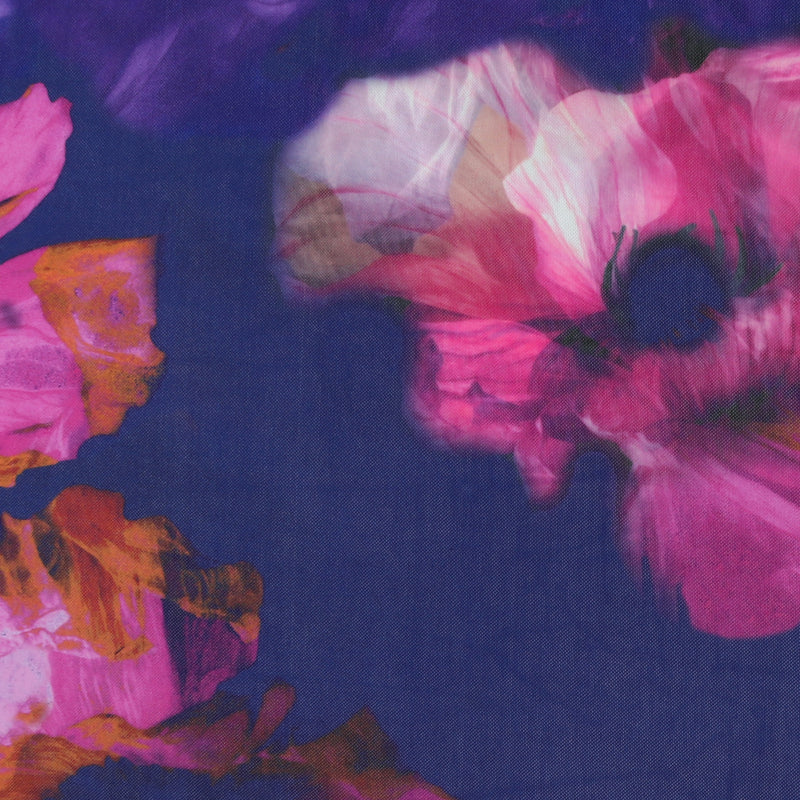 Mesh Print - ARIELLE - 004 - Dark Purple