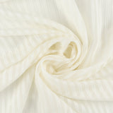 Tissu à rayures - BIANCA - 001 - Ivoire