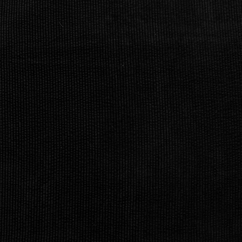 Velours côtelé uni - BRAISES D&#039;AUTOMNE - 001 - Noir