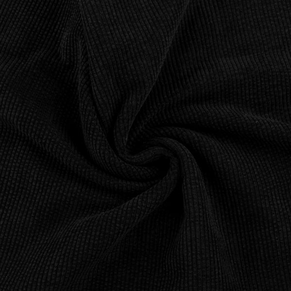 Solid Corduroy - AUTOMN EMBERS - 001 - Black