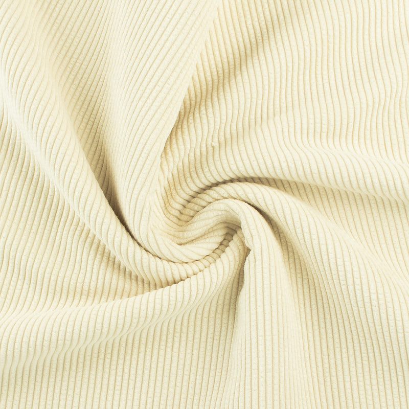 Solid Corduroy - BLUE HORIZON - 001 - Ivory