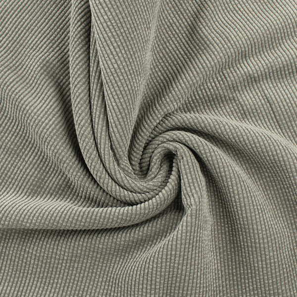 Solid Corduroy - VERDE - 001 - Medium Grey