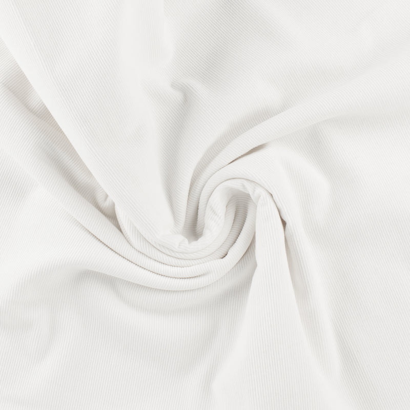 Solid Corduroy - MERIDIAN - 034 - White