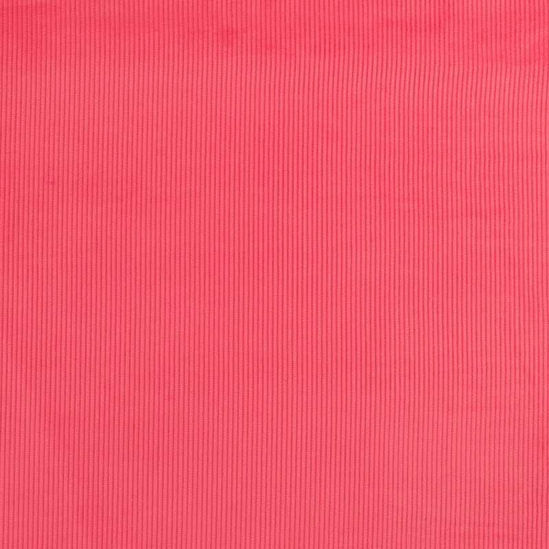 Velours Côtelé Uni - MÉRIDIEN - 037 - Rose Vif