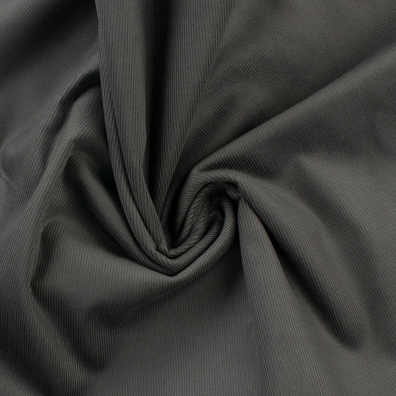 Solid Corduroy - MERIDIAN - 059 - Charcoal