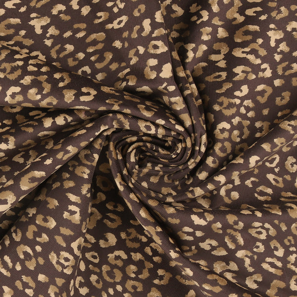 Printed Corduroy - QUATTRO - 006 - Dark Brown