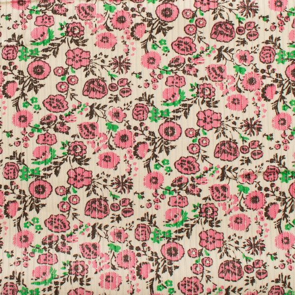 Printed Corduroy - QUATTRO - 001 - Ivory