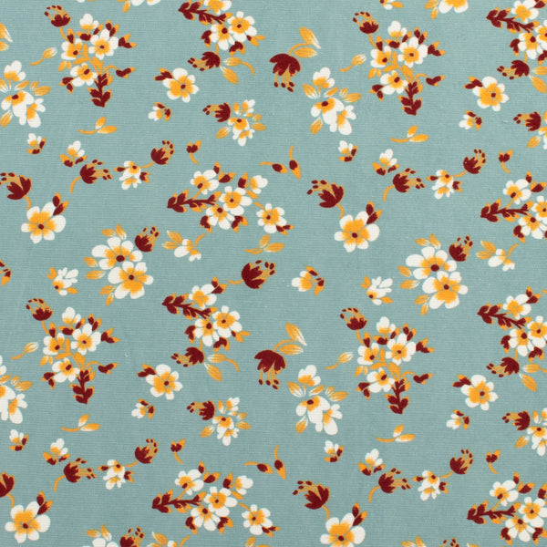 Printed Corduroy - QUATTRO - 002 - Aqua