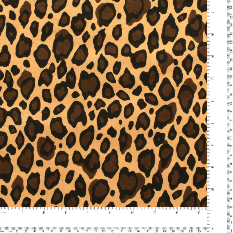 Printed Corduroy - QUATTRO - 003 - Fawn