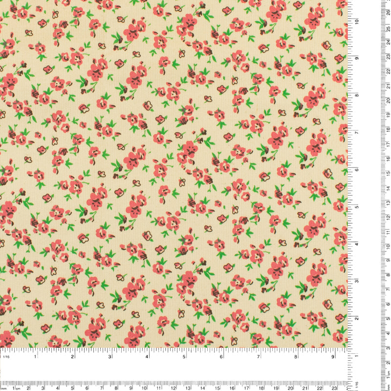 Printed Corduroy - QUATTRO - 004 - Beige