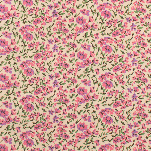 Printed Corduroy - QUATTRO - 006 - Ivory