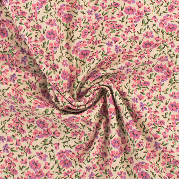 Printed Corduroy - QUATTRO - 006 - Ivory