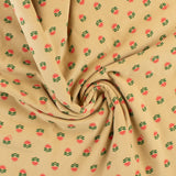 Velours côtelé imprimé - QUATTRO - 007 - Sable