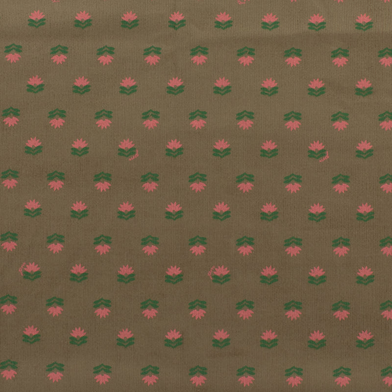 Printed Corduroy - QUATTRO - 009 - Bark