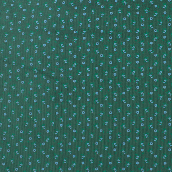 Printed Corduroy - QUATTRO - 011 - Dark Green