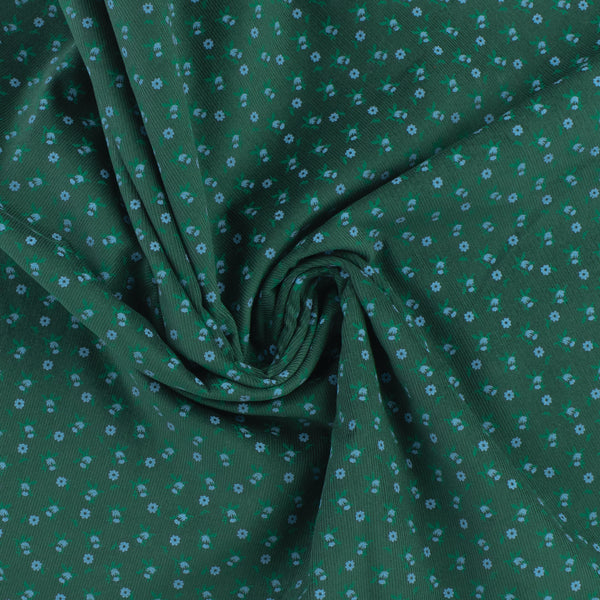 Printed Corduroy - QUATTRO - 011 - Dark Green