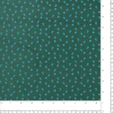 Velours côtelé imprimé - QUATTRO - 011 - Vert Foncé