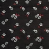 Velours côtelé imprimé - QUATTRO - 019 - Noir