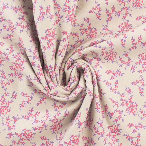 Printed Corduroy - QUATTRO - 020 - Offwhite