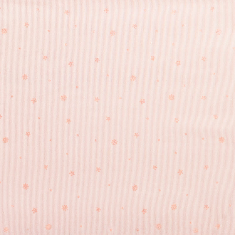 Velours côtelé imprimé - QUATTRO - 022 - Rose Pâle