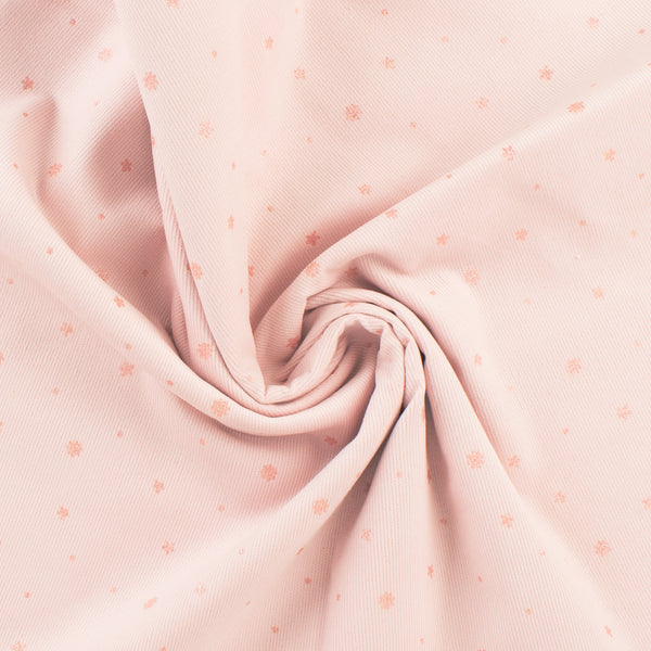 Printed Corduroy - QUATTRO - 022 - Light Pink