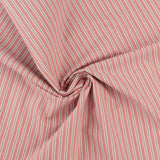 Tissu pour chemise à rayures - <MUSKOKA> - 001 - Rose Pâle