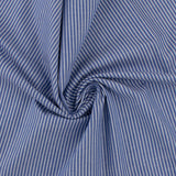 Tissu pour chemise à rayures - <MUSKOKA> - 003 - Denim