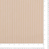 Tissu pour chemise à rayures - <MUSKOKA> - 006 - Sable