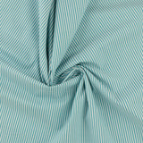 Tissu pour chemise à rayures - <MUSKOKA> - 008 - aqua