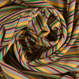 Tricot côtelé rayé - <MUSKOKA> - 002 - Corail