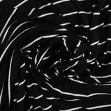 Tricot côtelé rayé - <MUSKOKA> - 006 - Noir et Blanc