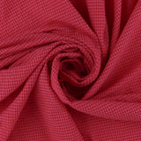 Seersucker à carreaux - AVERY - 002 - Framboise