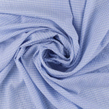 Seersucker à carreaux - AVERY - 005 - Bleu