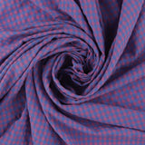 Checkered Seersucker - AVERY - 005 - Blue & Pink
