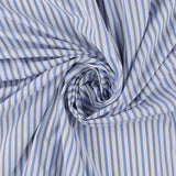 Tissu à chemise - TONY - 001 - Gris et Bleu