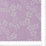Seersucker imprimé floqué - <AVERY> - 004 - Lilas