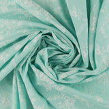 Seersucker Puff Print - AVERY - 005 - Mint