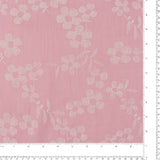 Seersucker imprimé floqué - <AVERY> - 008- Rose