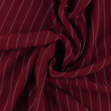 Pinstripe Crepe - THORNWICK - 001 - Winterberry