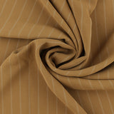 Pinstripe Crepe - THORNWICK - 002 - Camel