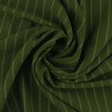 Pinstripe Crepe - THORNWICK - 009 - Olive