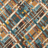 Tricot imprimé - LORETA - 001 - Sarcelle