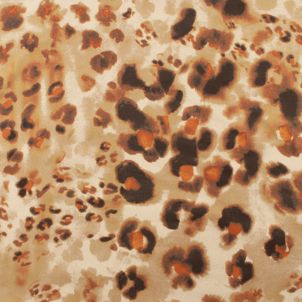 Tricot imprimé - LORETA - 005 - Brun