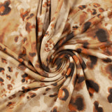 Tricot imprimé - LORETA - 005 - Brun