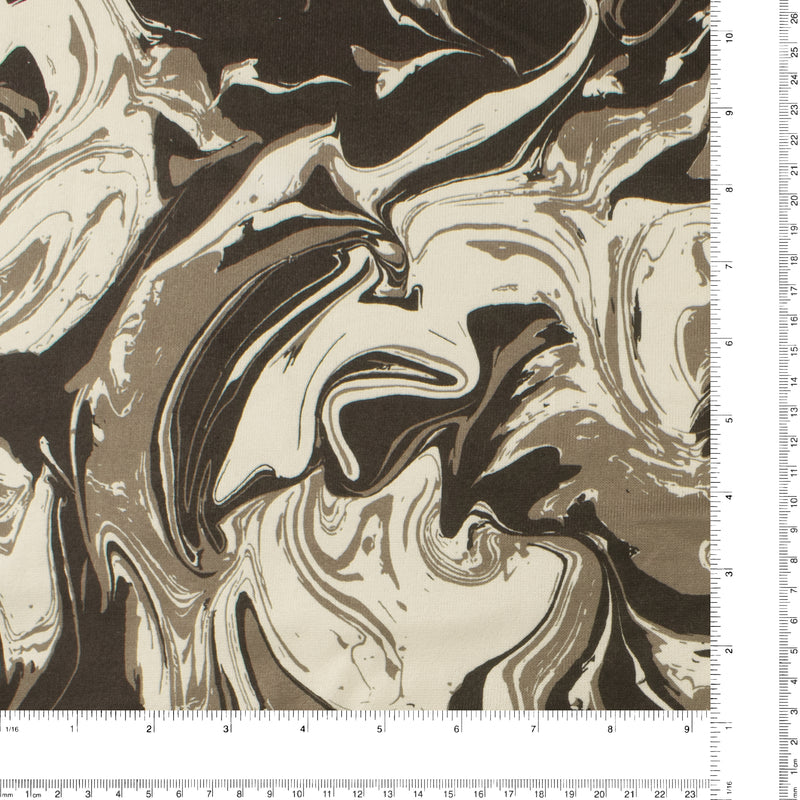 Tricot imprimé - LORETA - 008 - Tan