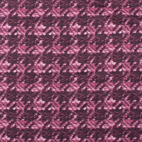 Tricot imprimé - LORETA - 010 - Vin