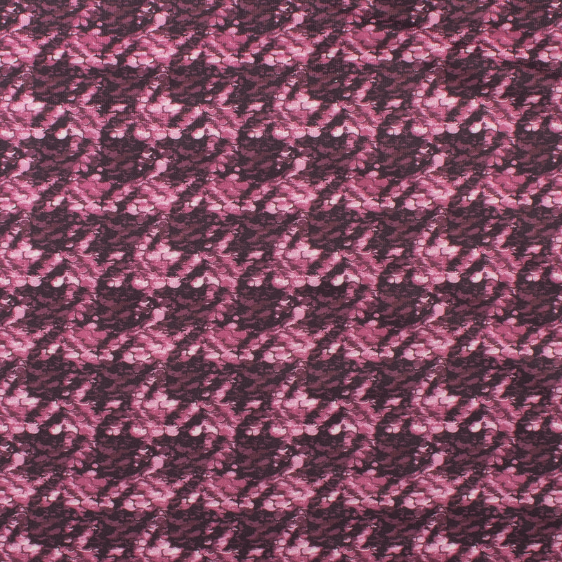 Tricot imprimé - LORETA - 010 - Vin