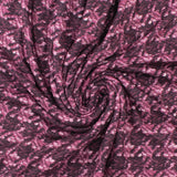 Tricot imprimé - LORETA - 010 - Vin