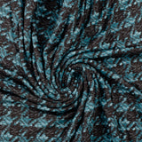 Knit Print - LORETTA - 011 - Teal