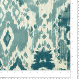 Tricot imprimé - LORETA - 012 - Sarcelle